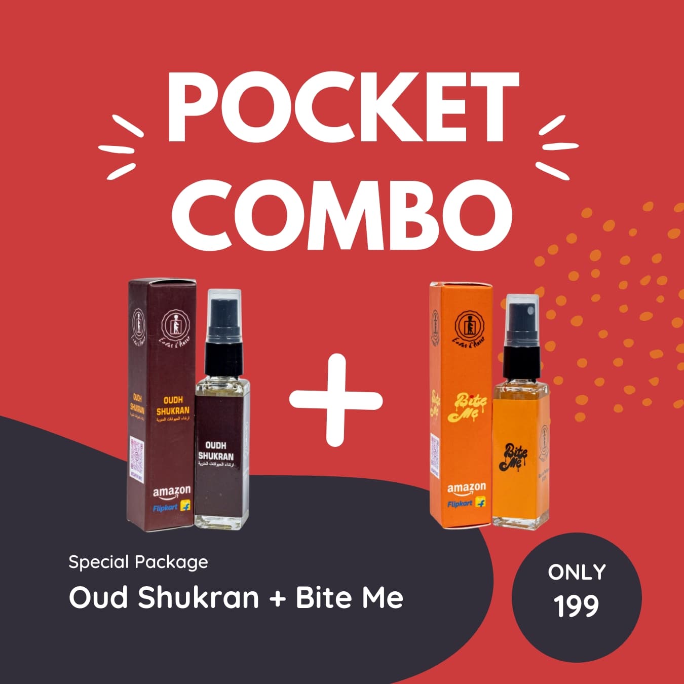 Bite Me + Oudh Shukran (2 x 10ml) – Long‑Lasting Unisex