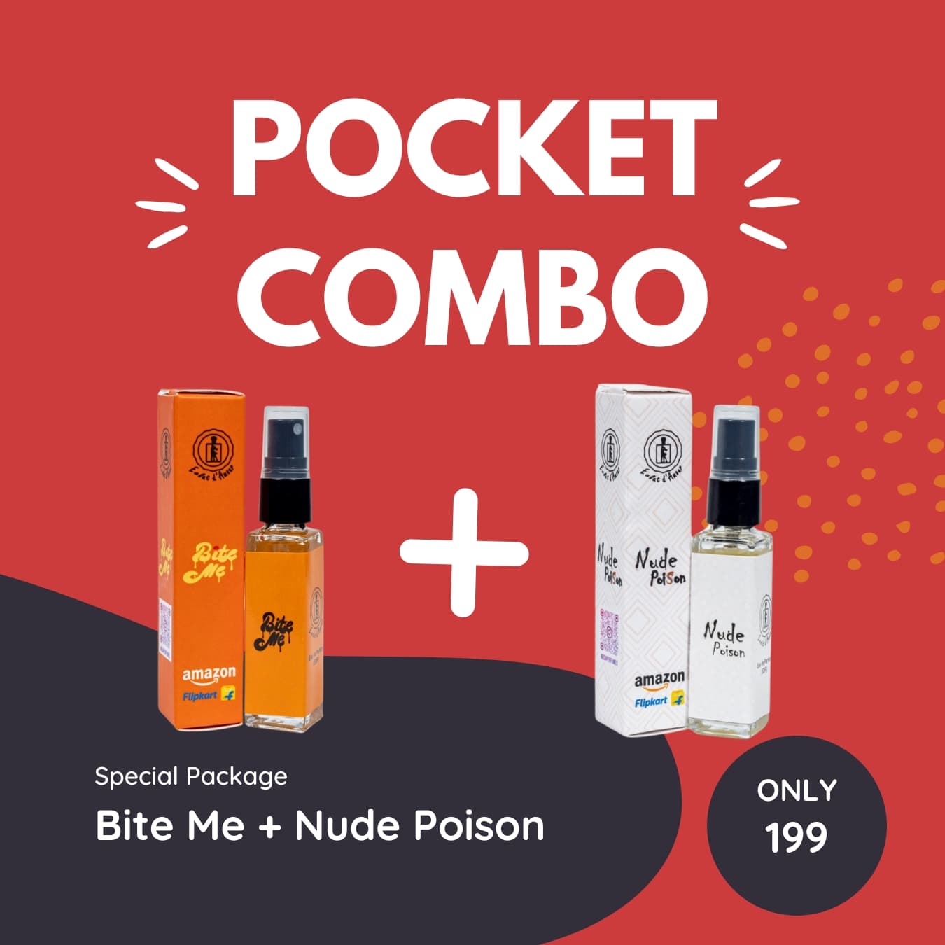 Nude Poison + Bite Me (2 x 10ml) – Long‑Lasting Unisex