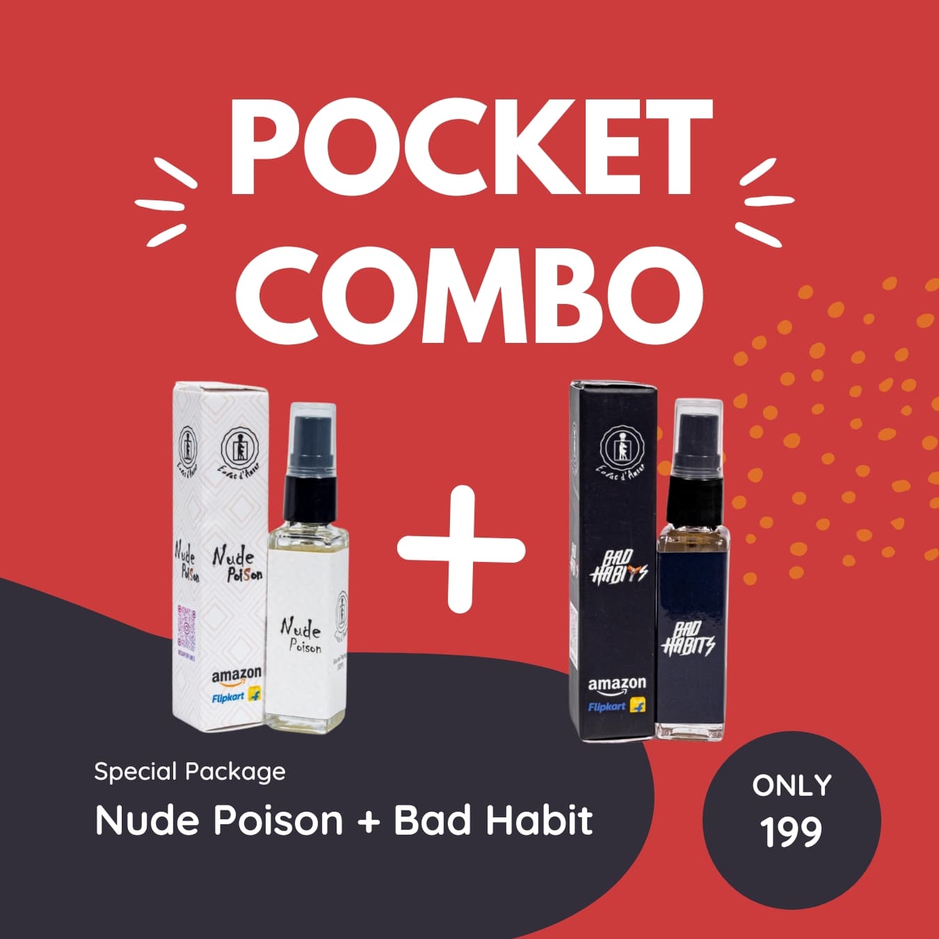 Nude Poison + Bad Habits (2 x 10ml) – Long‑Lasting Unisex