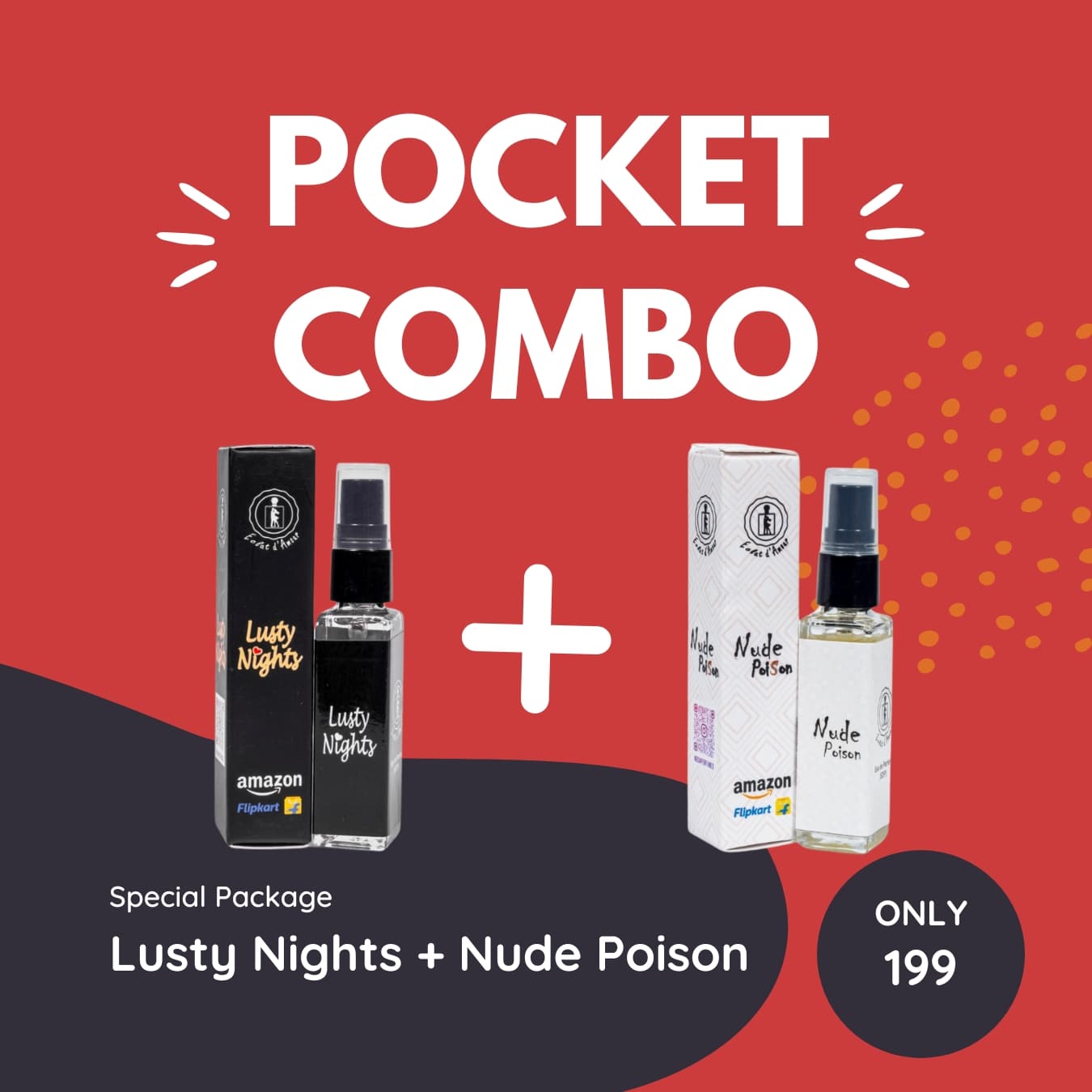 Nude Poison + Lusty Nights (2 x 10ml) – Long‑Lasting Unisex